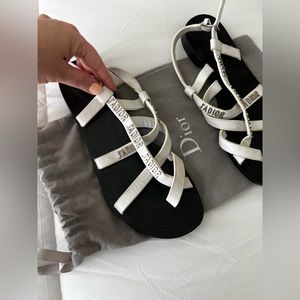 Dior sandals.